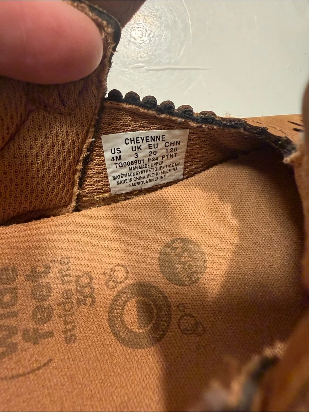 Toddler size 4 Tan Mary Jane Shoes